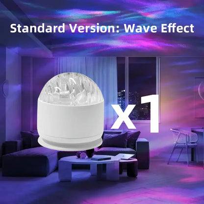 AuraRipple 3D Water Ripple & Ocean Wave Projector Lamp
