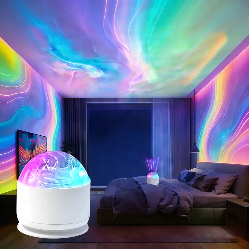 AuraRipple 3D Water Ripple & Ocean Wave Projector Lamp