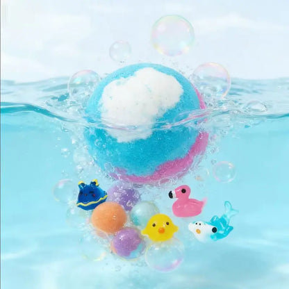 12-Pack Kids Bath Bombs with Surprise Toys Inside