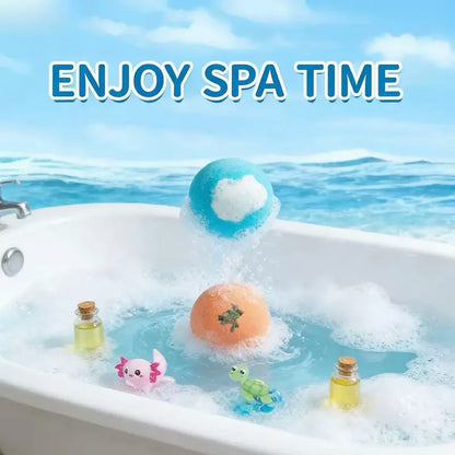 12-Pack Kids Bath Bombs with Surprise Toys Inside