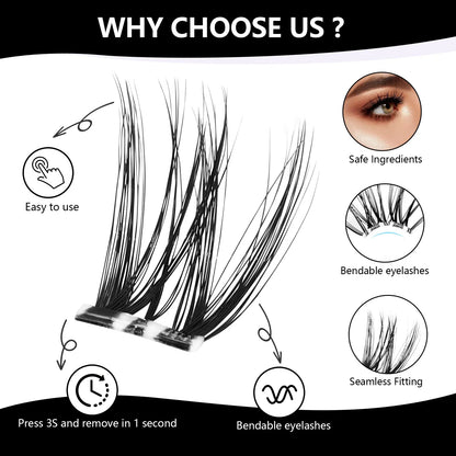 Cofier No Glue Lash Kit Jelly