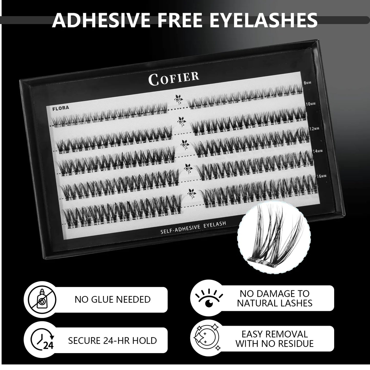 Cofier No Glue Lash Kit Jelly