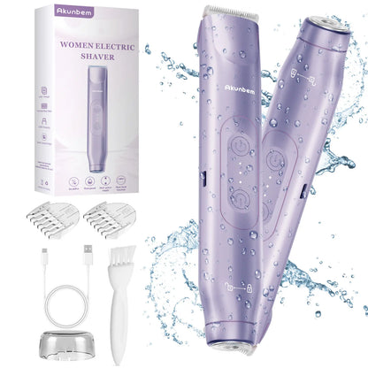 2-in-1 Flawless Shaver & Painless Bikini Trimmer