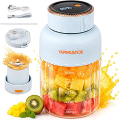 Sky Blue portable blender, 33 oz