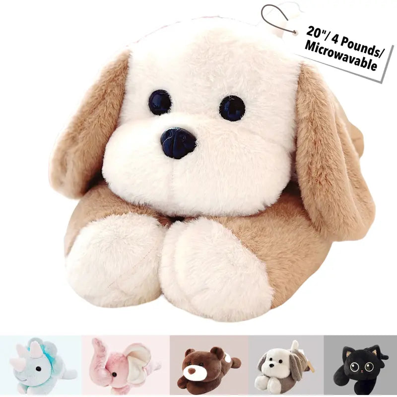 Brown Dog weighted plush — 20 inch, 4 lb