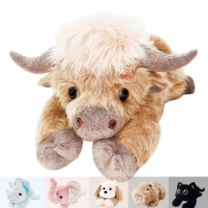 Highland Cow weighted plush — 20 inch, 4 lb