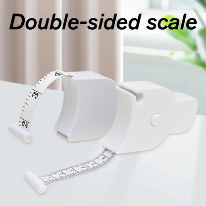 White retractable body measuring tape — original product photo 2