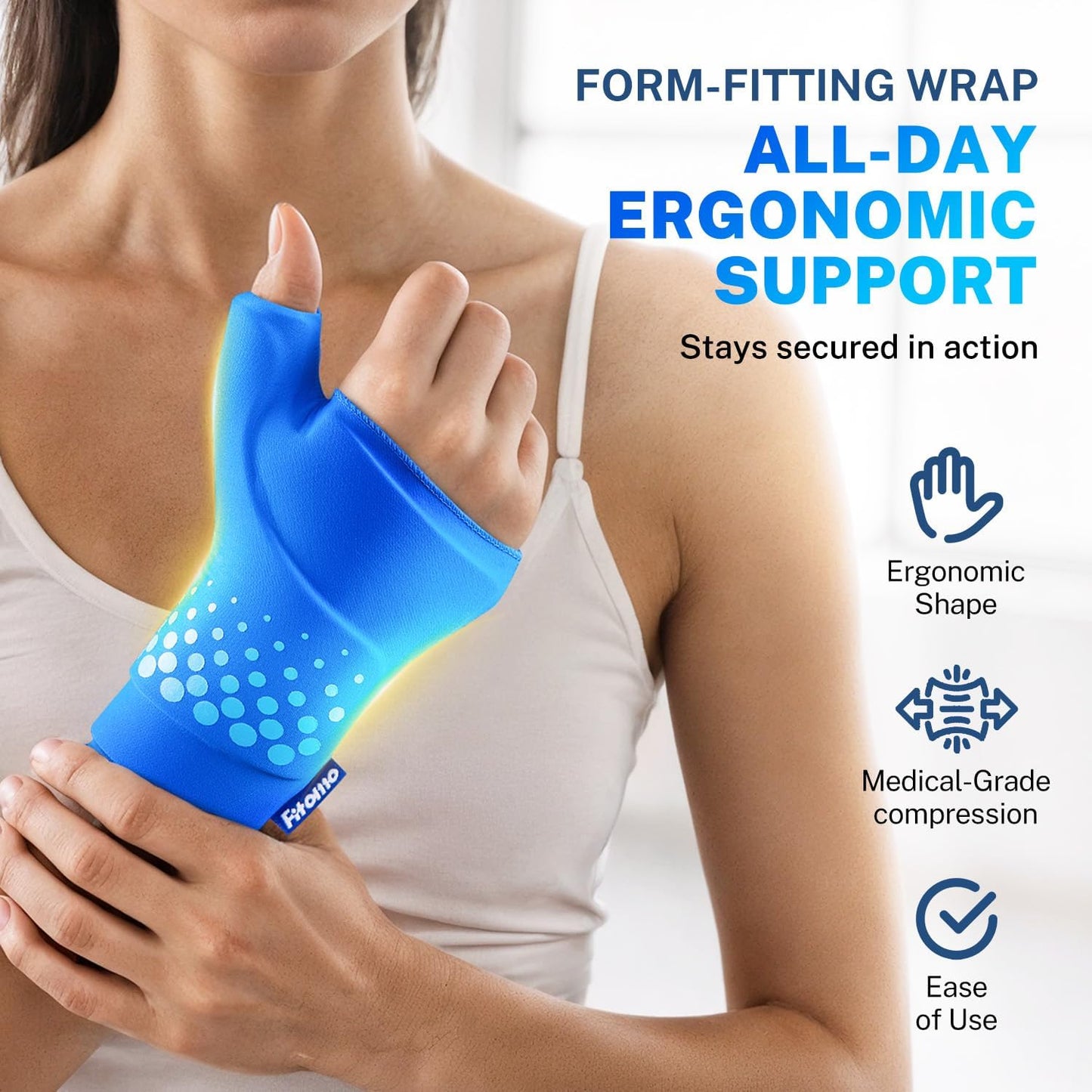 Thumb & Wrist Ice Pack Wrap, Thickened Ice Gel Pad
