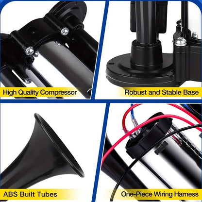 12V 130DB Air Horn Dual Horn