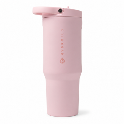 Leak-Proof Insulated Tumbler with Flip Straw & Cup Holder Fit Flasks Lid Drinkware
