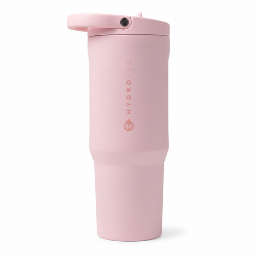 Leak-Proof Insulated Tumbler with Flip Straw & Cup Holder Fit Flasks Lid Drinkware