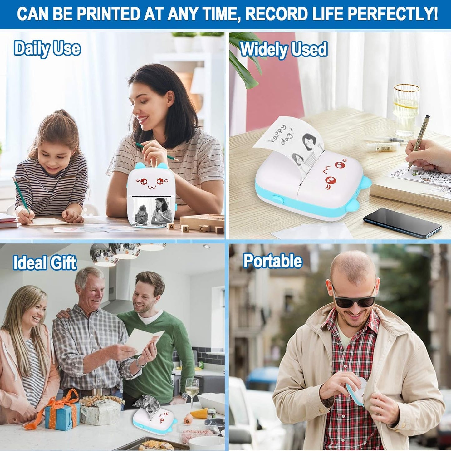 Compact Wireless Photo Printer