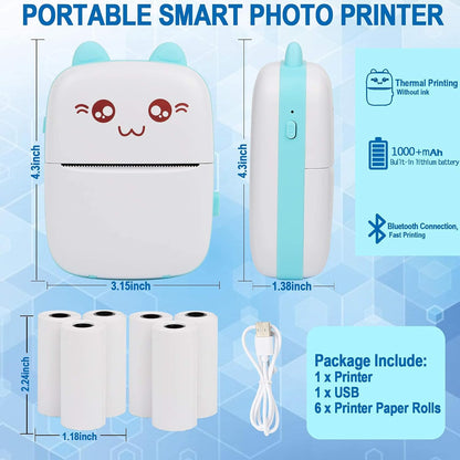 Compact Wireless Photo Printer
