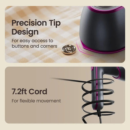 2-in-1 Steam Iron & Clothes Steamer