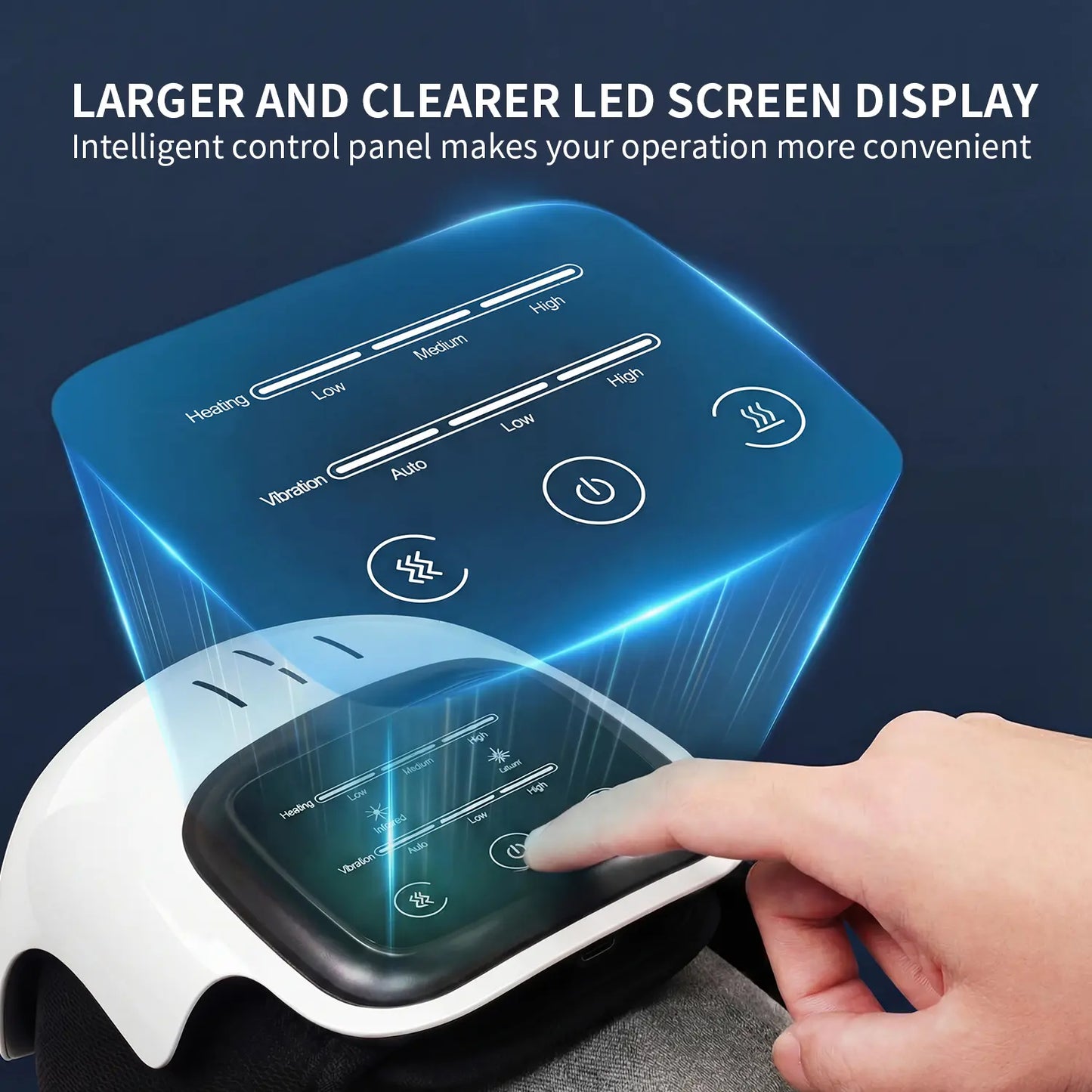 1 Piece Portable Comfort Electric Knee Massager Rechargeable Knee Massage Machine