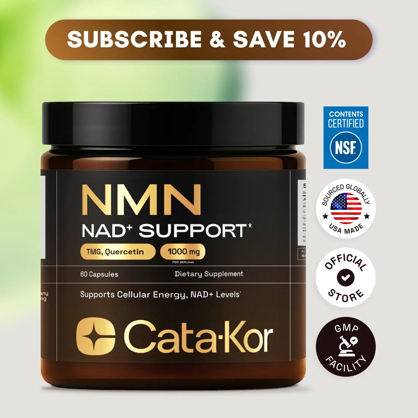 Cata-Kor NMN Supplement – 1000 mg
