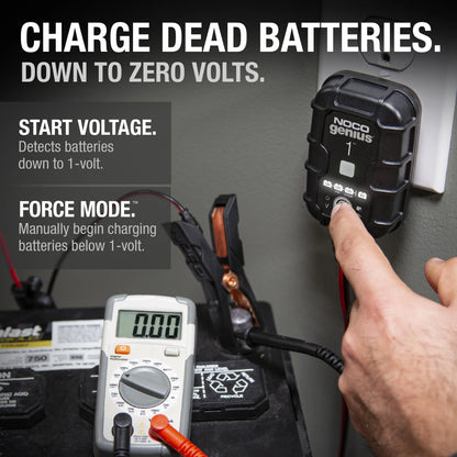 NOCO GENIUS1 1A Smart Battery Charger