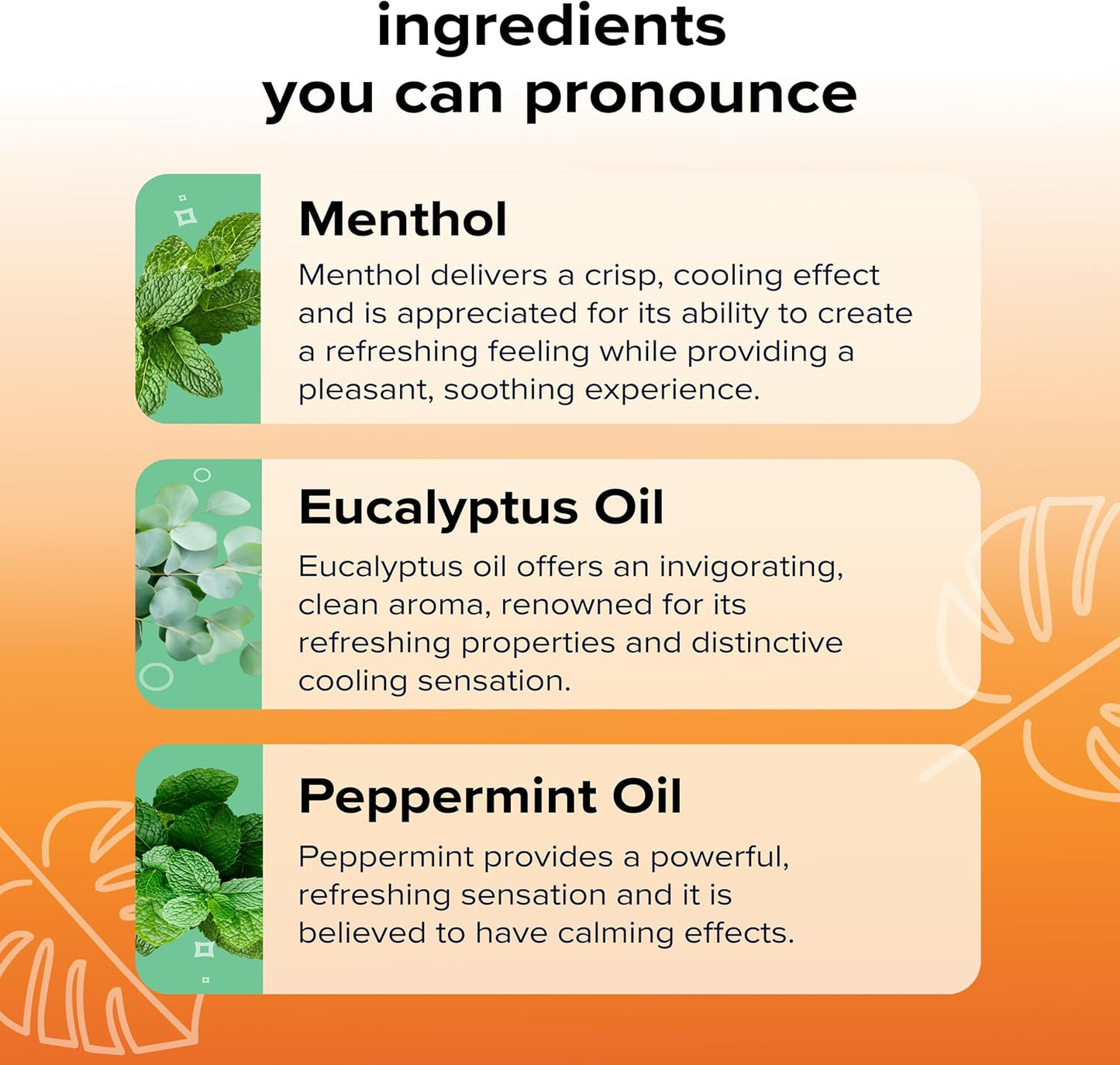 Natural Essential Oil Vapor Inhaler for Instant Nasal Relief & Refreshing Energy