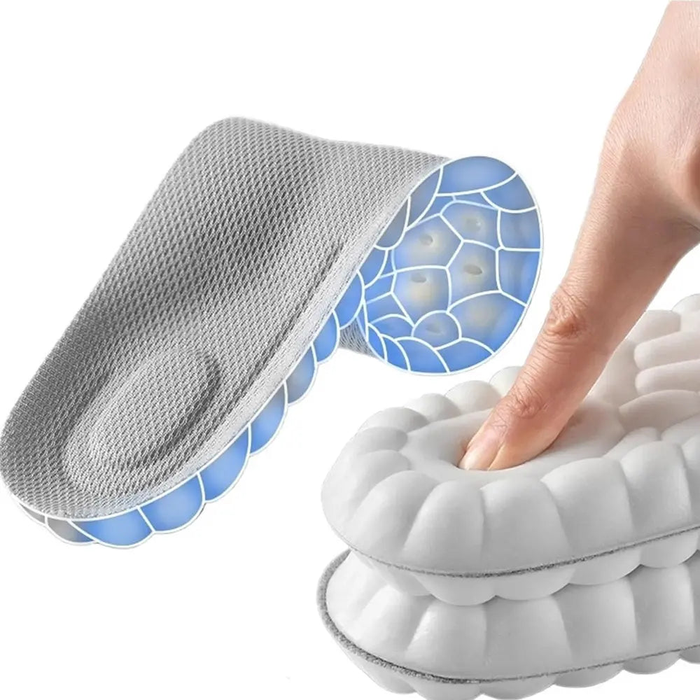 4D Shoe Cloud Insoles Soft Memory Foam Orthotic Shoe Inserts Sports Insoles