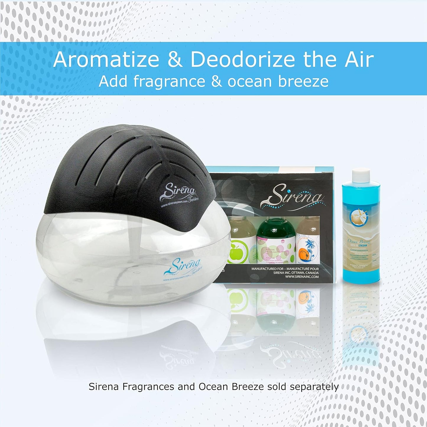 Black The Original Air Purifier Water Filter Air Cleaner For Home Essential Oil Aromatizer