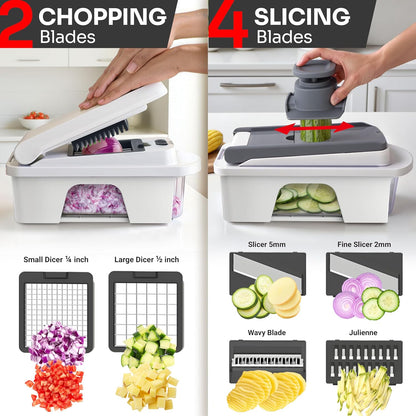 15-in-1 Multifunctional Vegetable Chopper & Prep Station