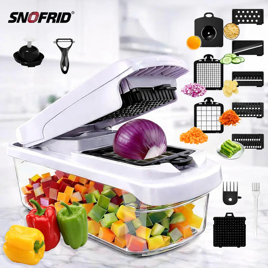 15-in-1 Multifunctional Vegetable Chopper & Prep Station