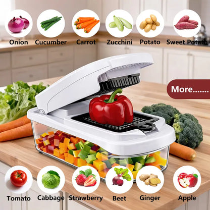 15-in-1 Multifunctional Vegetable Chopper & Prep Station