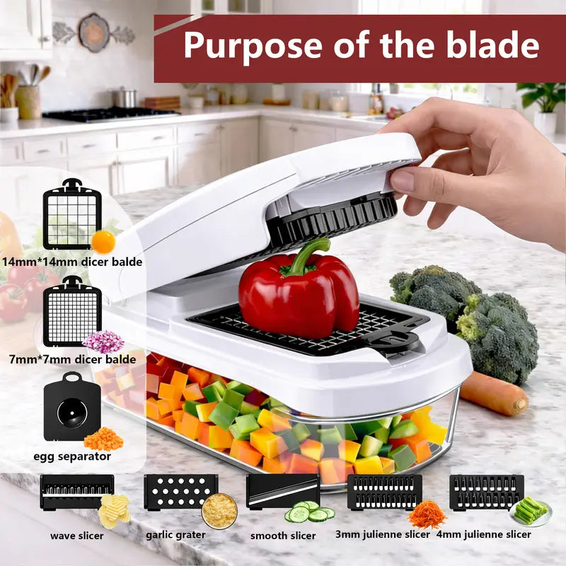 15-in-1 Multifunctional Vegetable Chopper & Prep Station