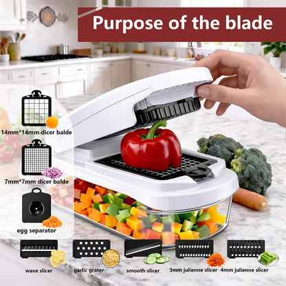 15-in-1 Multifunctional Vegetable Chopper & Prep Station