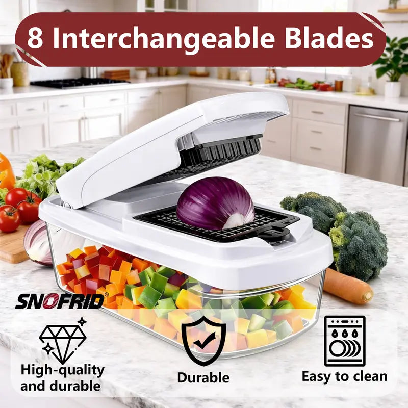 15-in-1 Multifunctional Vegetable Chopper & Prep Station