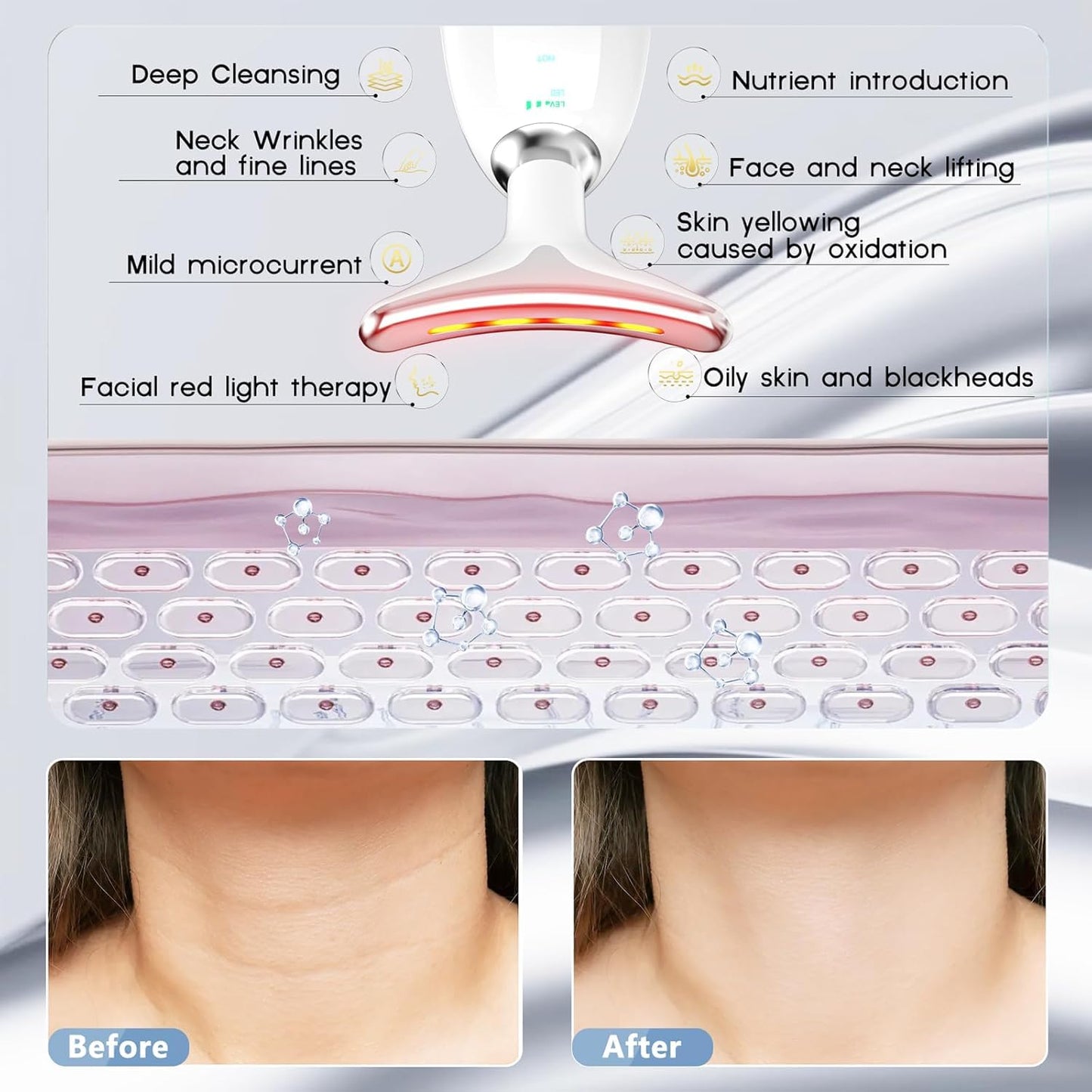7 Color Facial Massager Tool