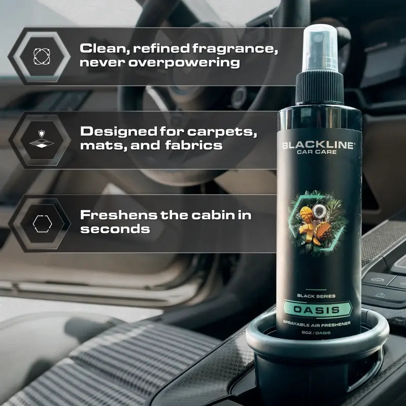 BLACKLINE 8 oz Car Air Freshener Spray