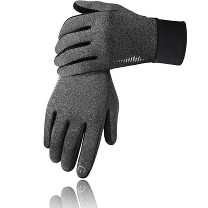Winter Touchscreen Full Finger Gloves — Grey