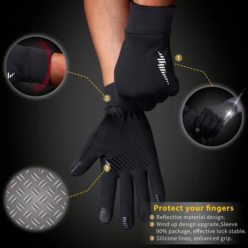 Winter Touchscreen Full Finger Gloves — 2