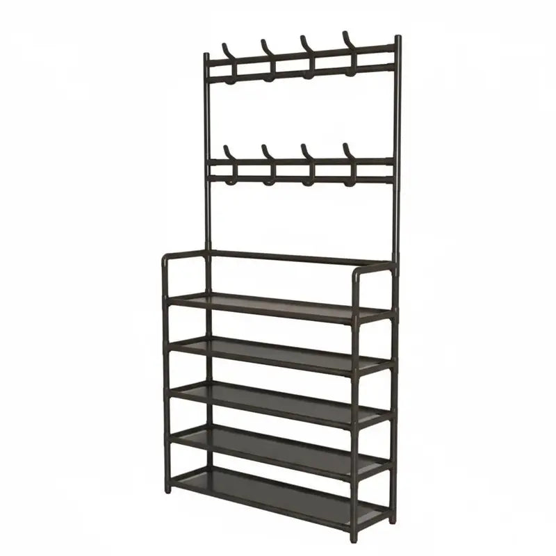 3-in-1 Entryway Organizer with 5 Shelves & 8 Hooks - original product photo 8