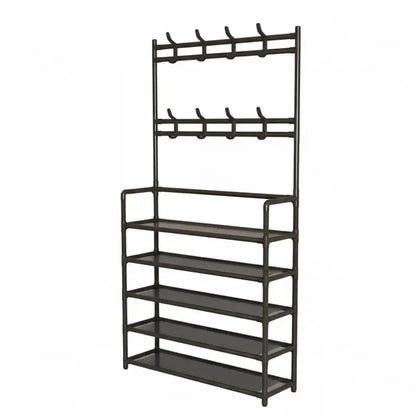 3-in-1 Entryway Organizer with 5 Shelves & 8 Hooks - original product photo 8