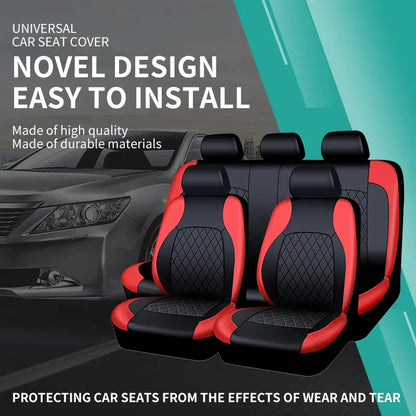 AUTOYOUTH PU Leather Front Seat Cover — 1 Cover