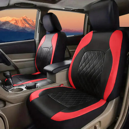 AUTOYOUTH PU Leather Front Seat Cover — 1 Cover