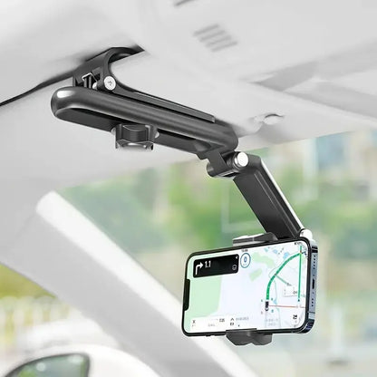 Adjustable Clip-On Sun Visor Phone Holder