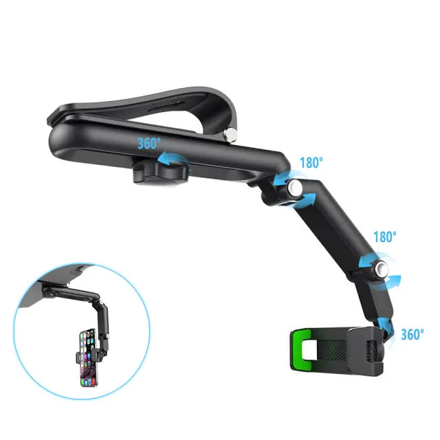 Adjustable Clip-On Sun Visor Phone Holder
