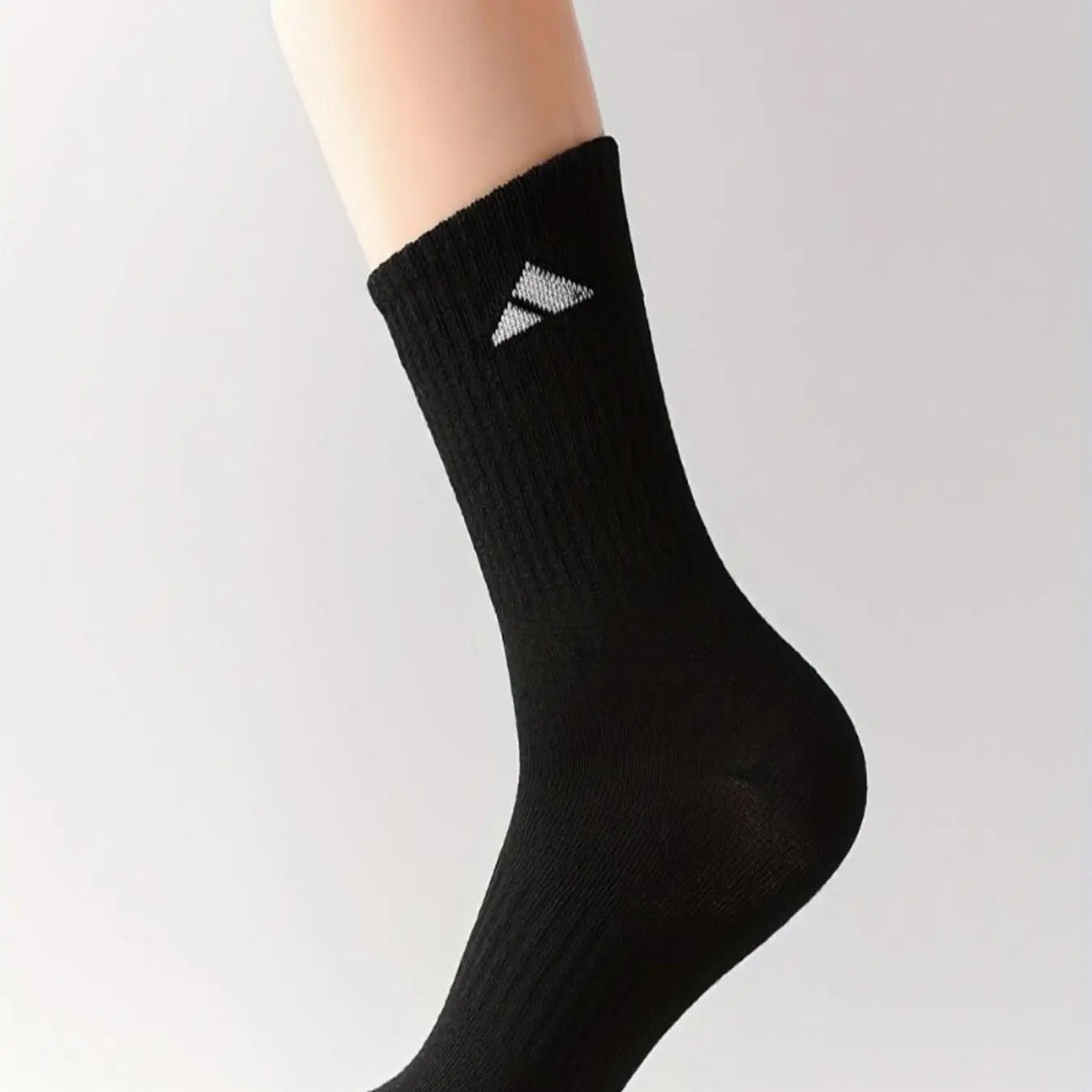 Black or White Crew Sports Socks — Ten Pairs - source design and use details