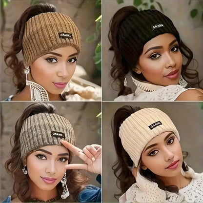 Four Color Wide Knit Ear Warmer Pack — 0