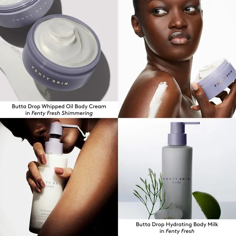 Body Cream & Body Milk — Moisture Duo - Body Milk + Body Cream in Fenty Fresh Shimmering