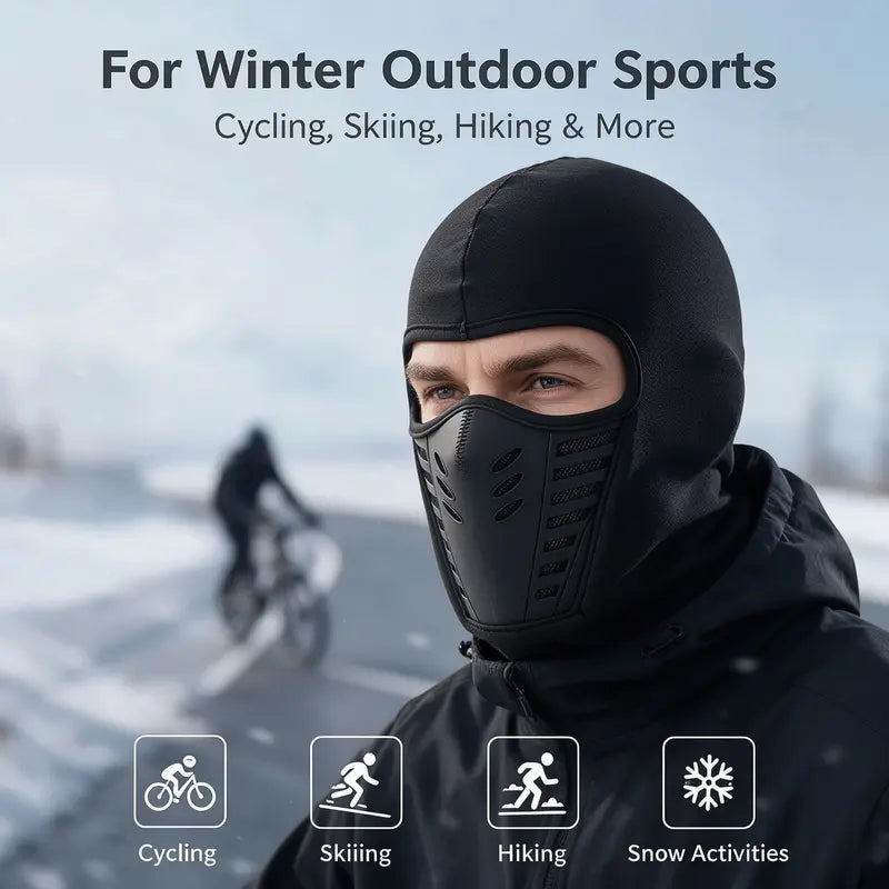 Thermal Fleece Full-Face Winter Balaclava - shared design and use details
