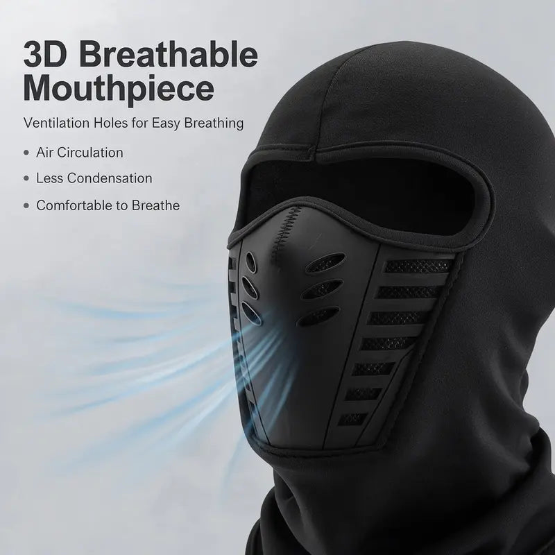 Thermal Fleece Full-Face Winter Balaclava - shared design and use details