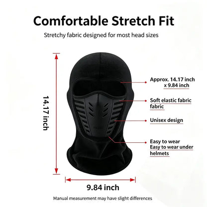 Thermal Fleece Full-Face Winter Balaclava - shared design and use details