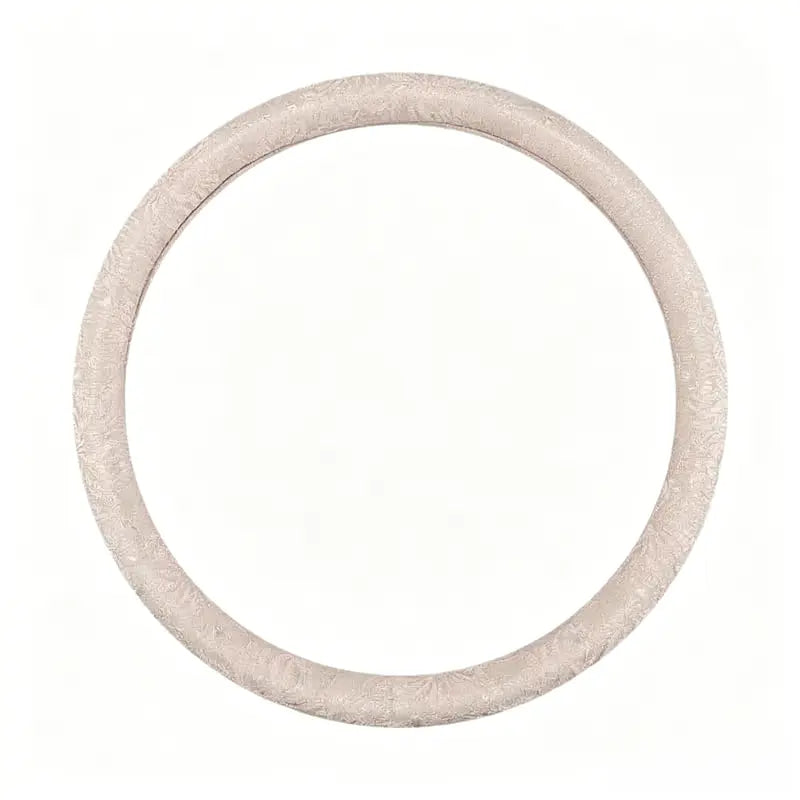 Lace Steering Wheel Cover — Color, Shape and Bow Options — 【No bow】Cherry blossom pink-round shape