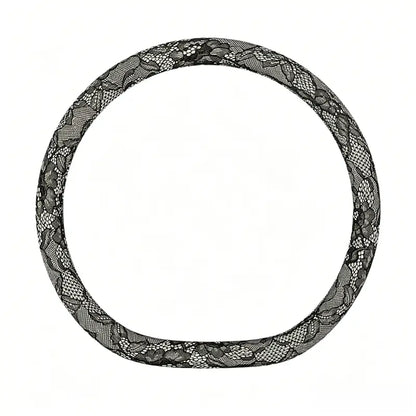 Lace cover — No bow / Black / D-shaped