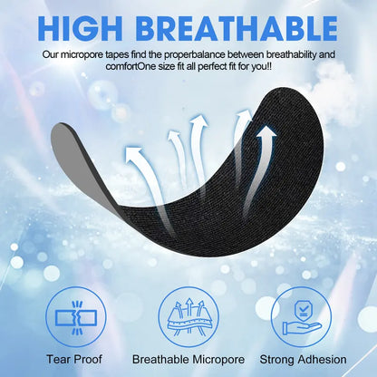 Cloud Tape Black Adhesive Strips — Two 30-Strip Packs - source design and use details