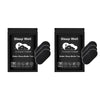 Cloud Tape Black Adhesive Strips — Two 30-Strip Packs